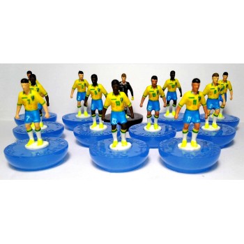 Subbuteo Andrew Table Soccer Brazil 1994 World Cup Winners on Classic Hasbro bases